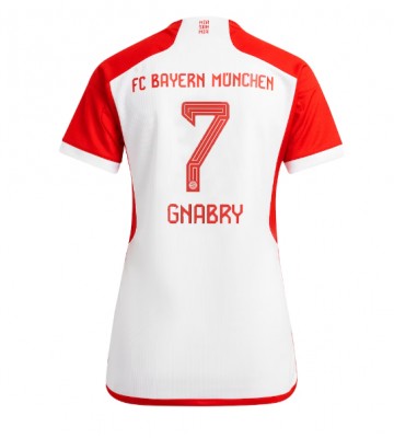 Bayern Munich Serge Gnabry #7 Hjemmebanetrøje Dame 2023-24 Kort ærmer